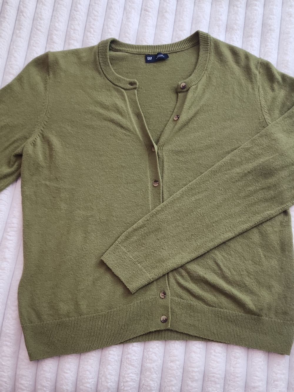 GAP Olive Cardigan And Tank Set